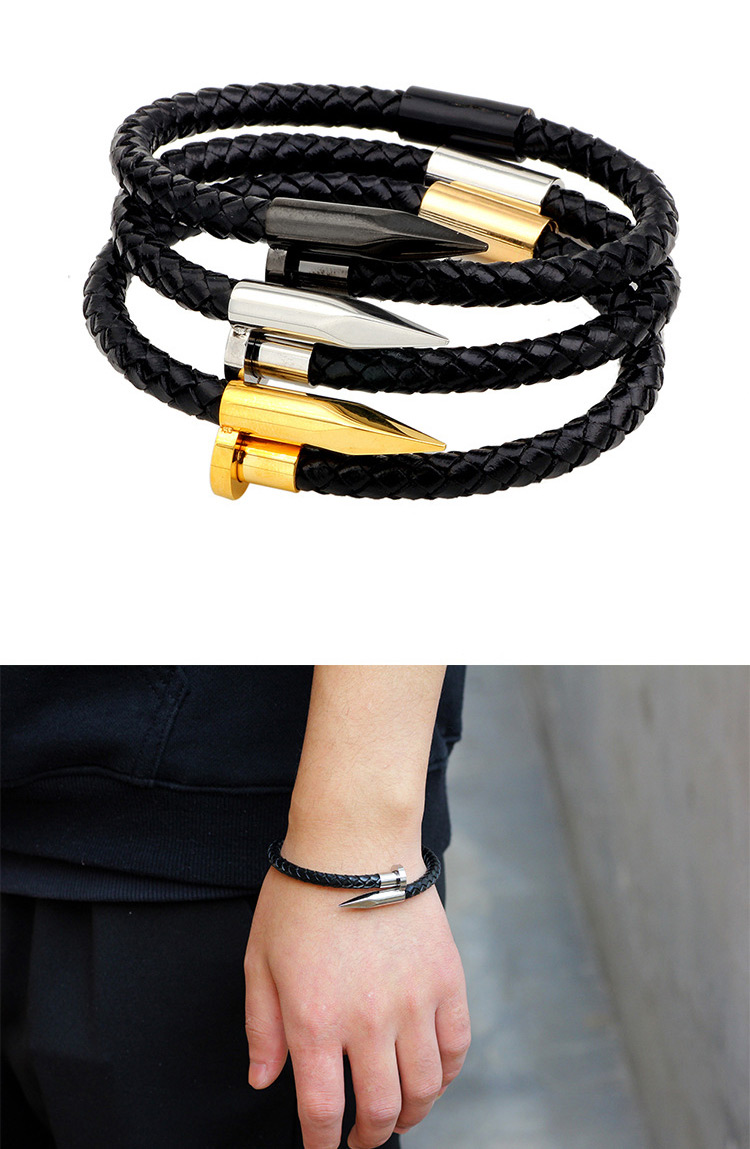 Fashion Black Pure Color Decorated Bracelet,Bracelets