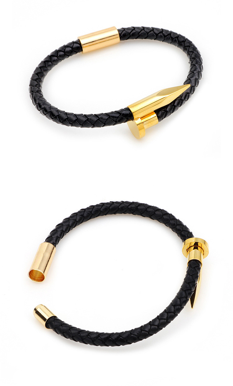 Fashion Gold Color Pure Color Decorated Bracelet,Bracelets