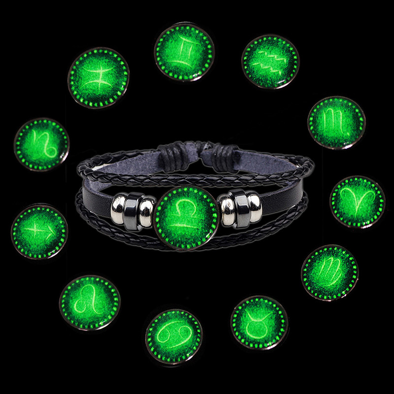 Fashion Black Virgo Pattern Decorated Bracelet,Fashion Bracelets