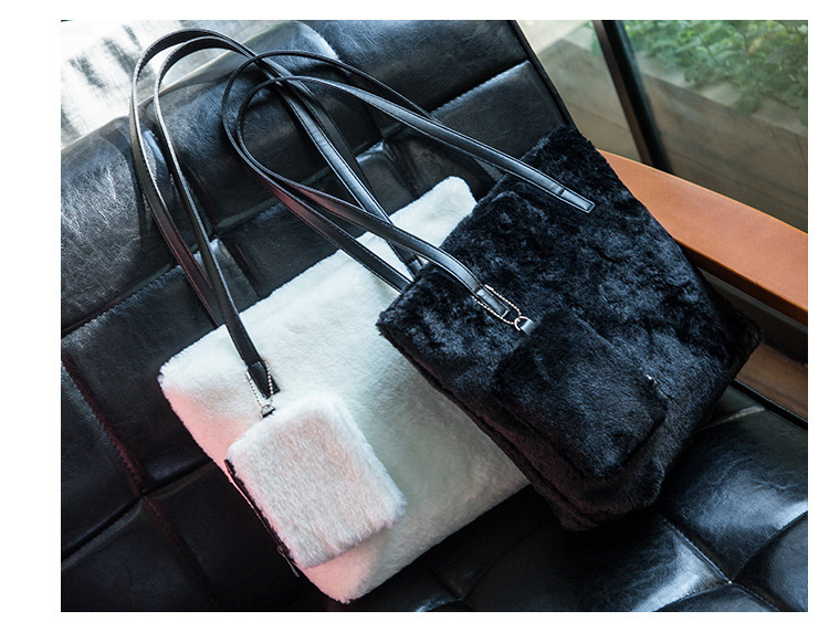 Fashion Pink Pure Color Decorated Shoulder Bag ( 2 Pcs),Messenger bags