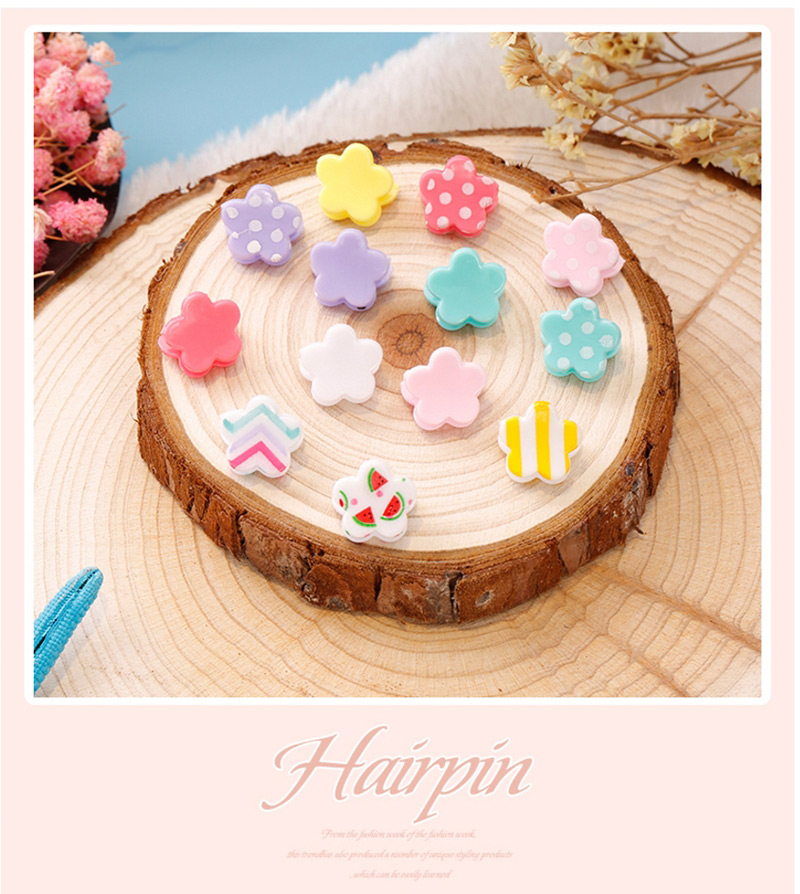 Fashion Multi-color Stripe Pattern Decorated Hair Clip,Hairpins