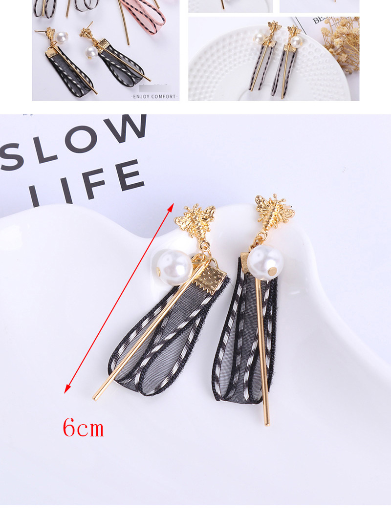 Fashion Black Butterfly Shape Decorated Earrings,Drop Earrings