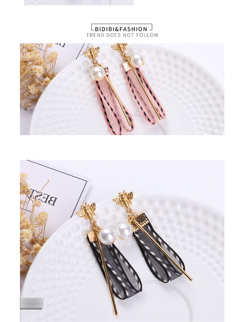 Fashion Pink Butterfly Shape Decorated Earrings,Drop Earrings
