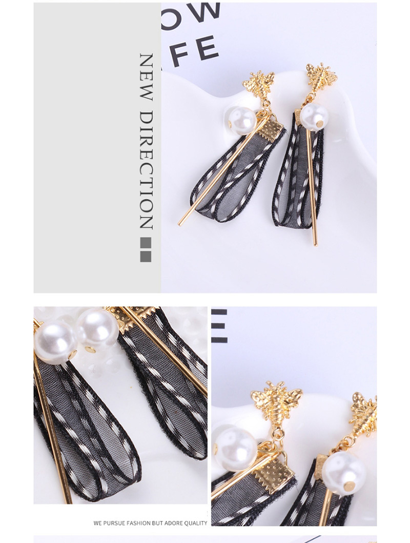 Fashion Black Butterfly Shape Decorated Earrings,Drop Earrings