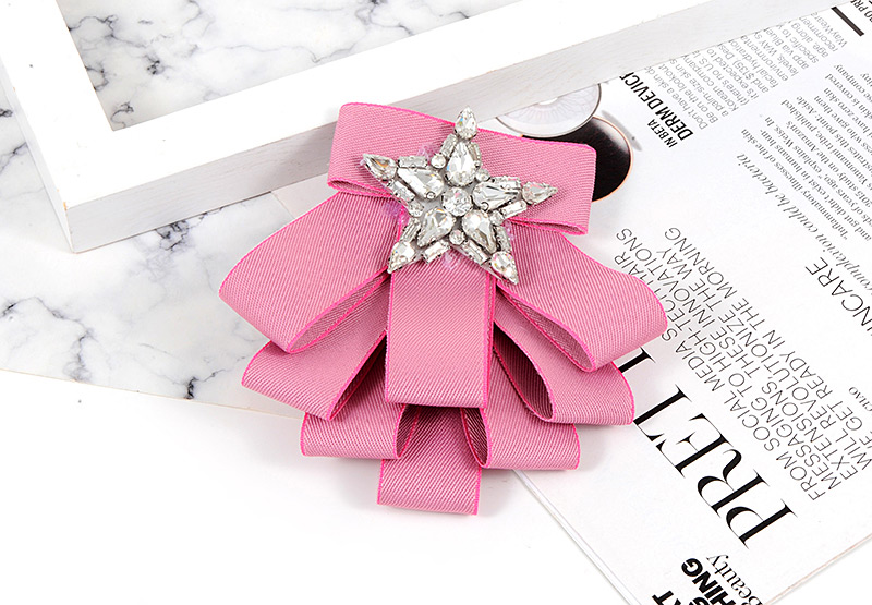 Fashion Pink Star Shape Decorated Brooch,Korean Brooches