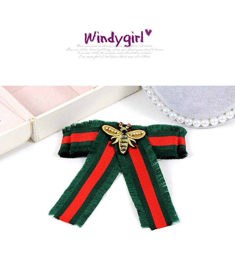 Fashion Green Bee Shape Decorated Brooch,Korean Brooches