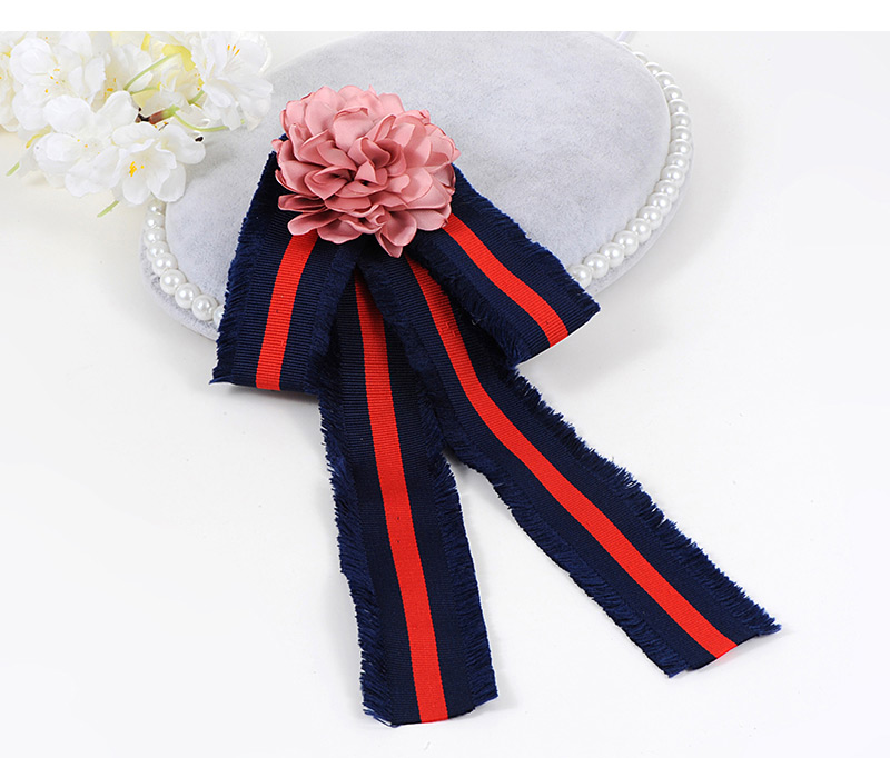 Fashion Green Flower Decorated Simple Bowknot Brooch,Korean Brooches