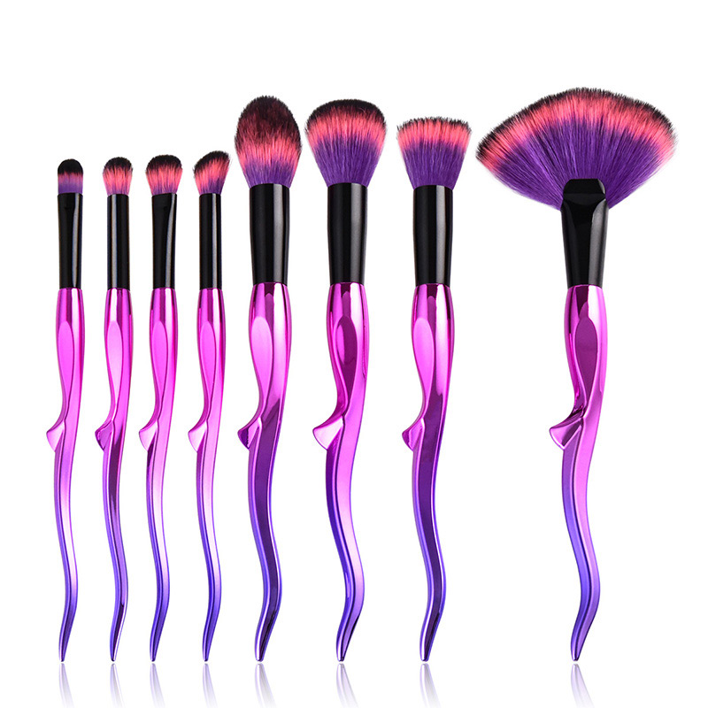 Trendy Purple+red Color Matching Decorated Concealer Brush(1pc),Beauty tools