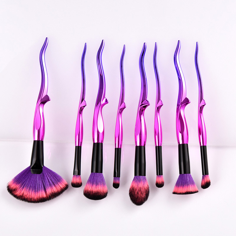 Trendy Purple+red Color Matching Decorated Concealer Brush(1pc),Beauty tools
