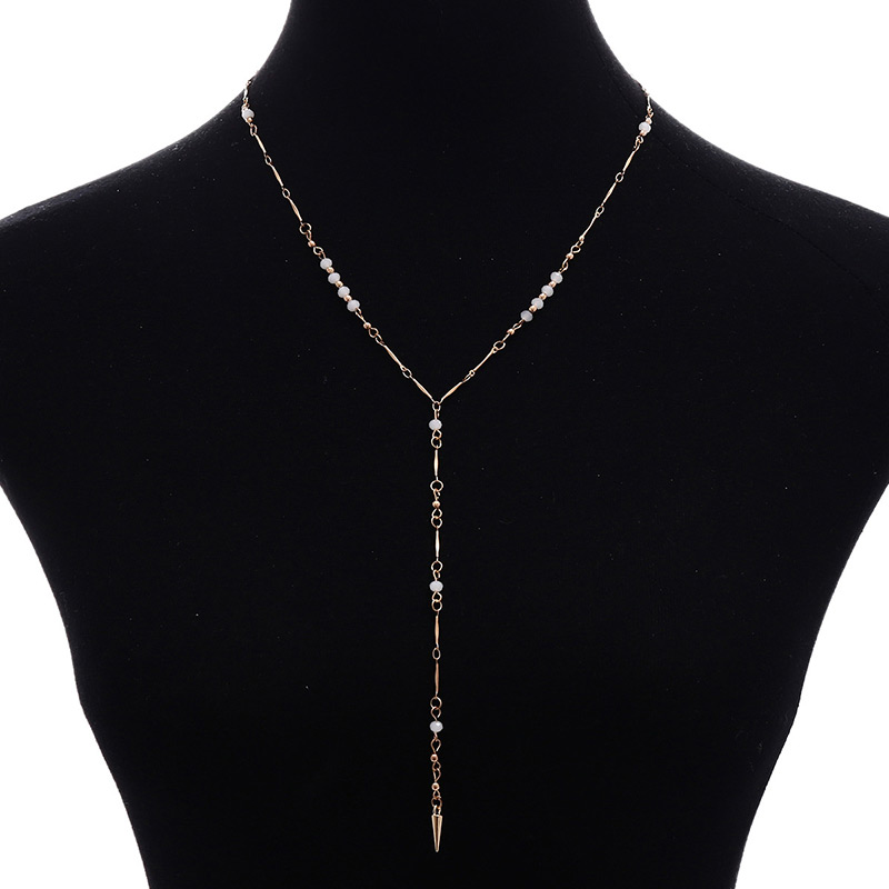 Fashion Silver Color Round Shape Decorated Long Necklace,Multi Strand Necklaces