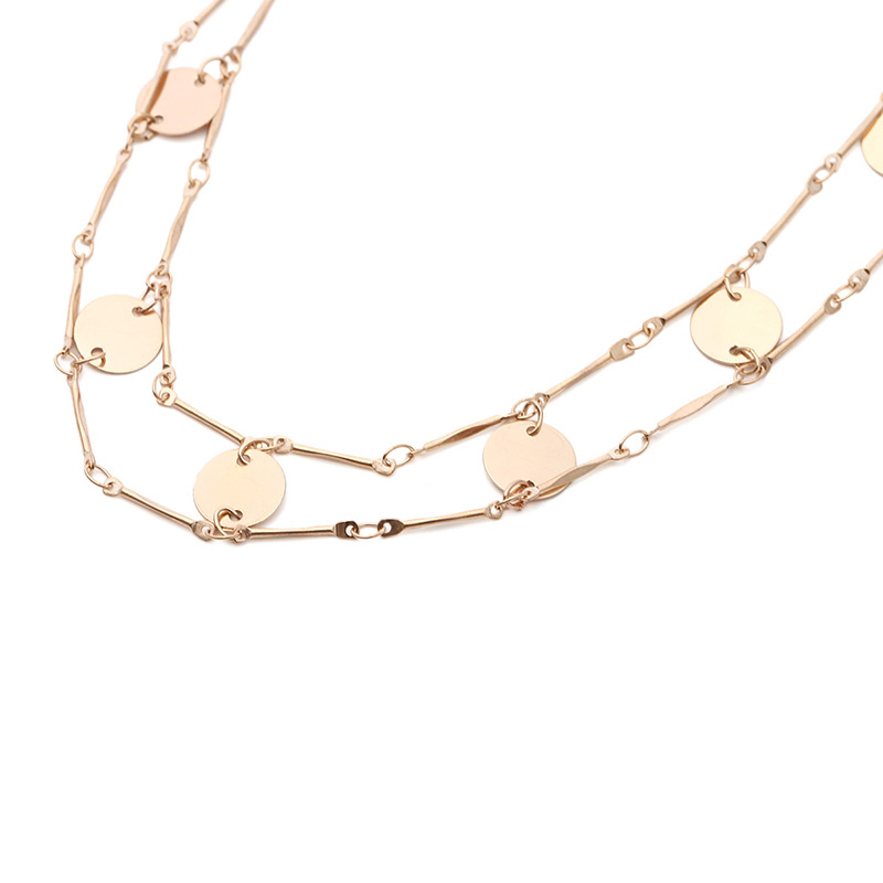 Fashion Silver Color Hollow Out Decorated Double-layer Choker,Multi Strand Necklaces