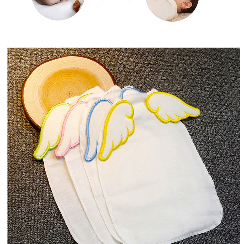 Lovely White Wings Shape Decorated Child Sweatband(1pc 0-1year Old),Thin Scaves