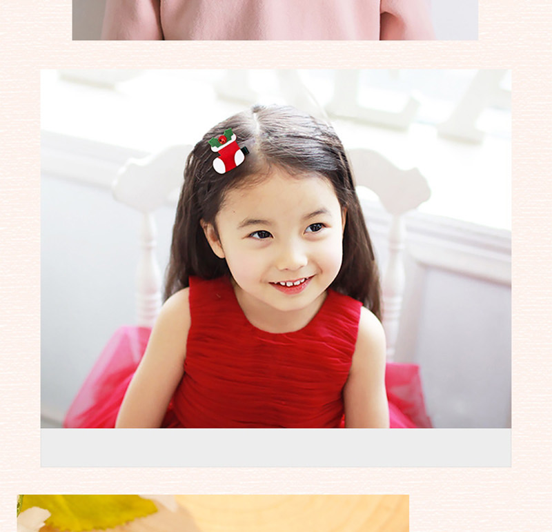 Fashion White+red Penguin Shape Decorated Christmas Hairpin,Kids Accessories