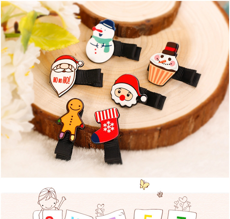 Fashion Red+black Penguin Decorated Christmas Hairpin,Kids Accessories