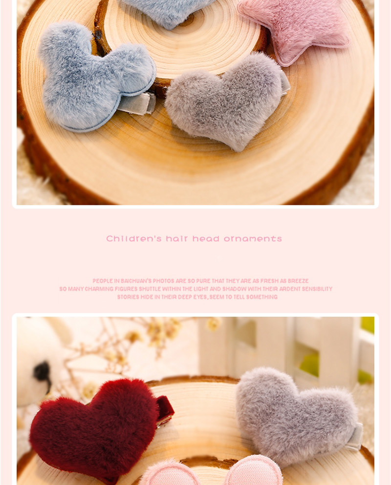 Lovely Gray Rabbit Shape Decorated Hairpin,Kids Accessories