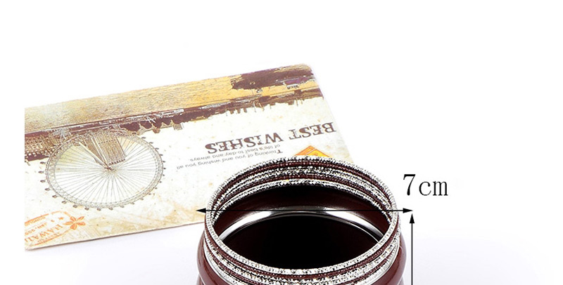 Fashion Coffee Cylindrical Shape Design Simple Bracelet(8pcs),Fashion Bangles