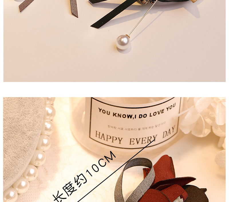 Lovely Khaki Flower&diamond Decorated Bowknot Brooch,Korean Brooches