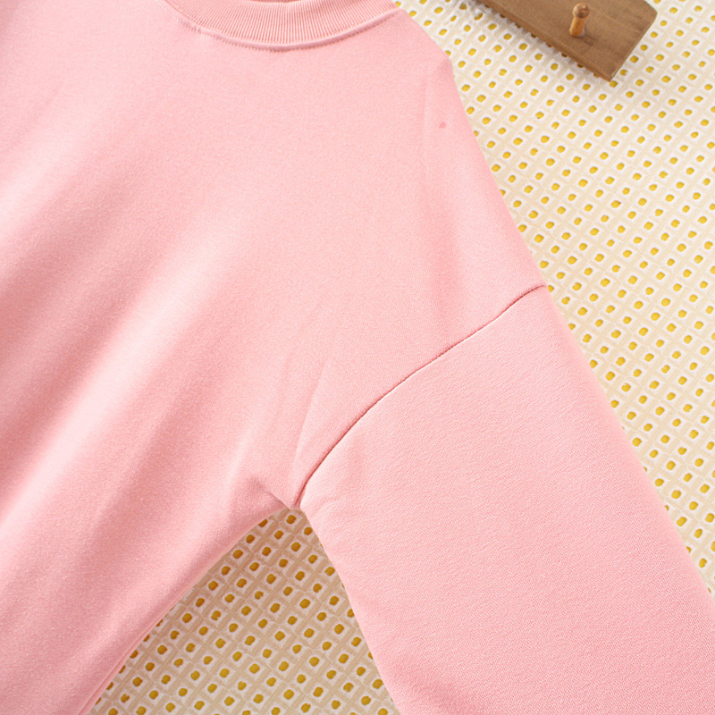 Fashion Pink Pure Color Decorated Blouse,Plus Size