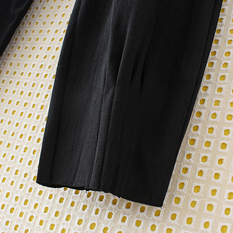 Fashion Black Shield Shape Decorated Pants,Plus Size
