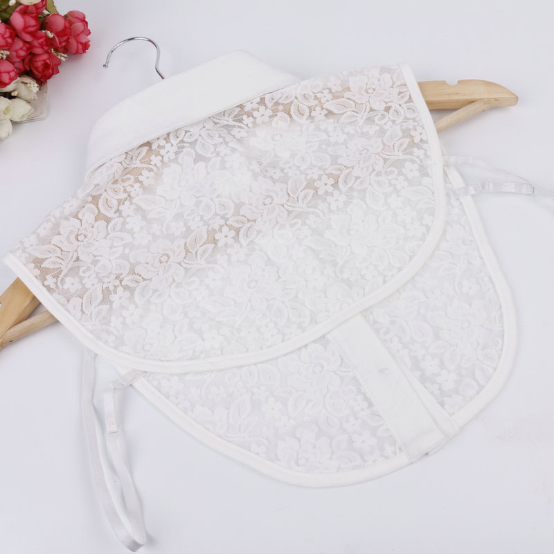 Elegant White Flower Shape Decorated Lace Fake Collar,Thin Scaves