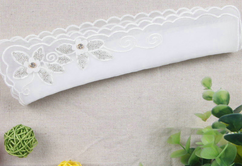 Elegant White Flower Shape Decorated Lace Fake Collar,Thin Scaves