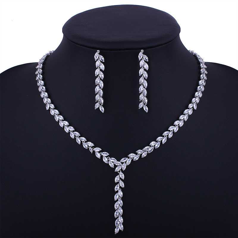 Elegant Silver Color Pure Color Decorated Jewelry Sets,Jewelry Set