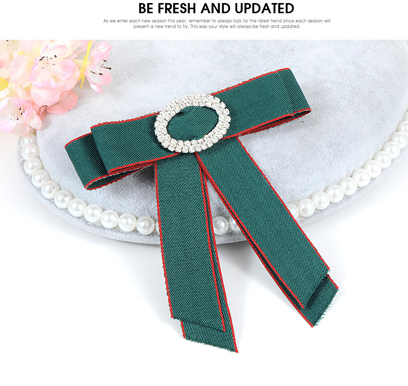 Elegant Light Green Round Shape Decorated Brooch,Korean Brooches