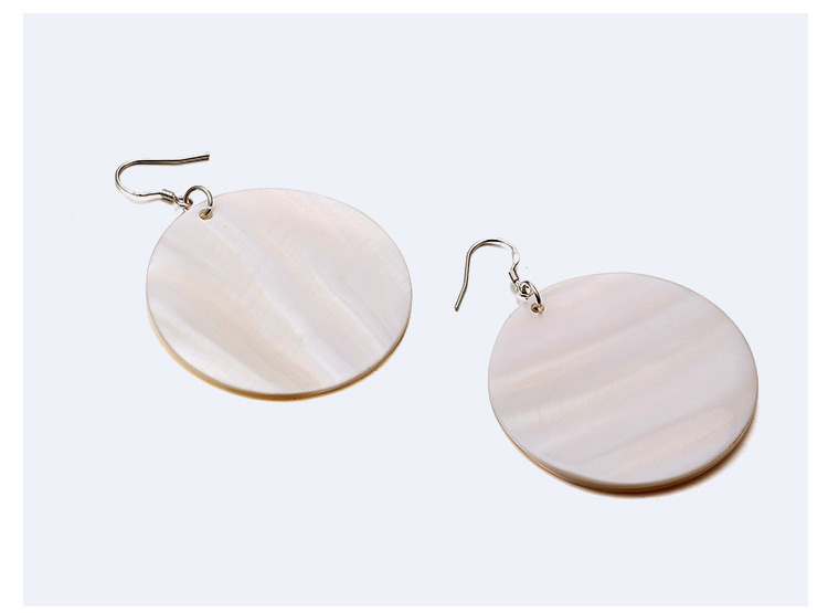 Fashion White Round Shape Decorated Earrings,Drop Earrings