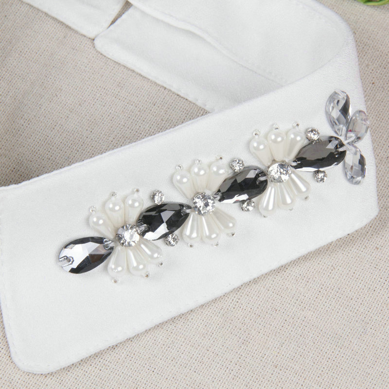 Fashion White Water Drop Shape Decorated Fake Collar,Thin Scaves