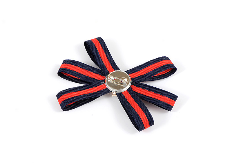 Elegant Red+navy Portrait Shape Decorated Bowknot Brooch,Korean Brooches