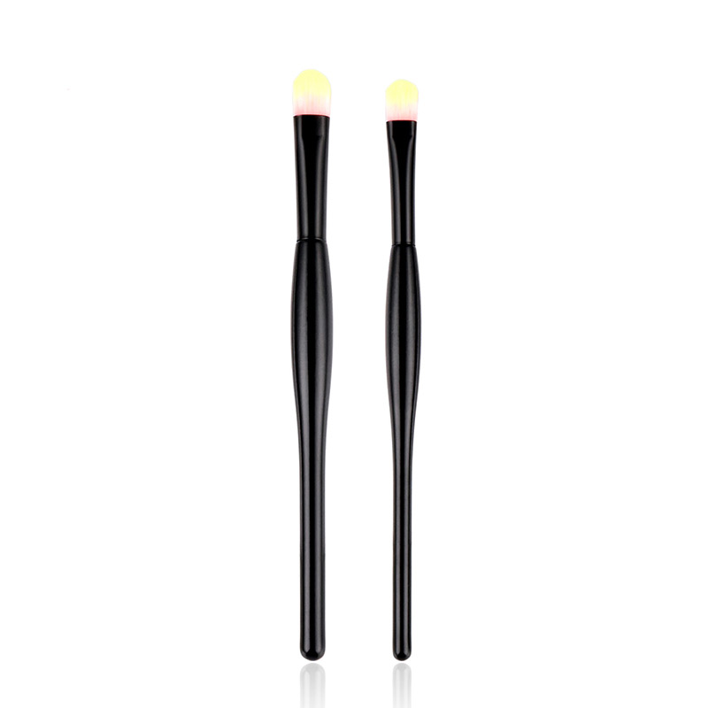 Fashion Yellow Pure Color Decorated Makeup Brush (2 Pcs ),Beauty tools