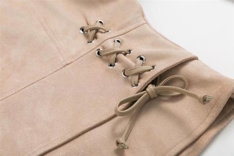 Fashion Khaki Zipper Decorated Coat,Coat-Jacket