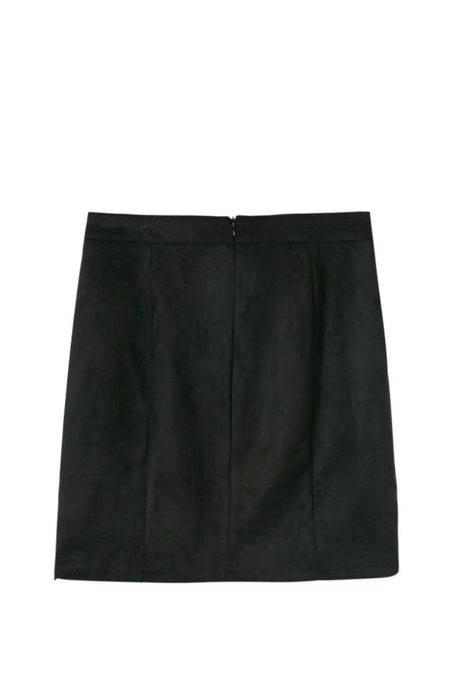 Fashion Black Lacing Decorated Skirt,Skirts