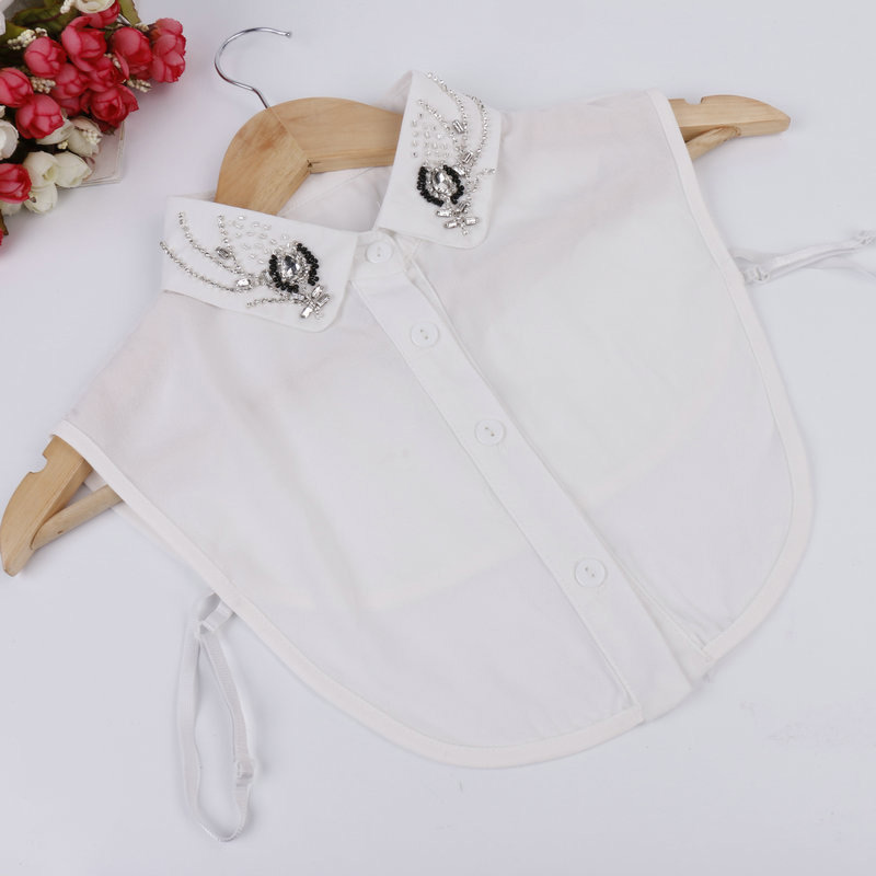 Fashion White Flower Shape Decorated Fake Collar,Thin Scaves