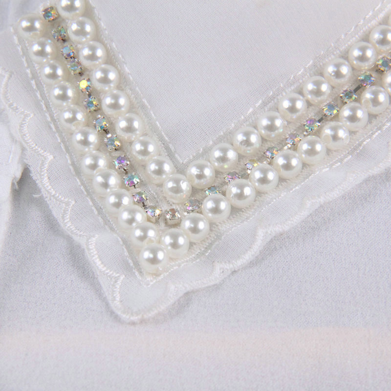 Fashion White Pure Color Decorated Fake Collar,Thin Scaves