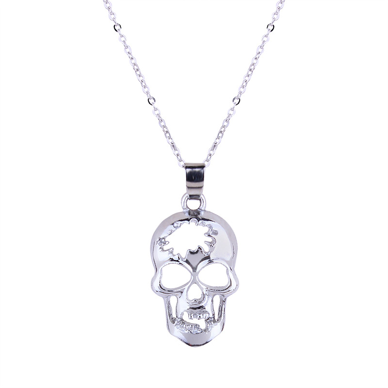 Fashion Silver Colour+black Skull Shape Decorated Jewelry Set ( 9 Pcs),Jewelry Sets