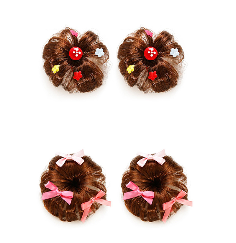 Fashion Yellow Sunflower Shape Decorated Baby Hair Clip(1 Pair),Kids Accessories