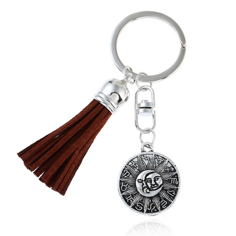 Fashion Silver Color Tassel Decorated Keychain,Fashion Keychain