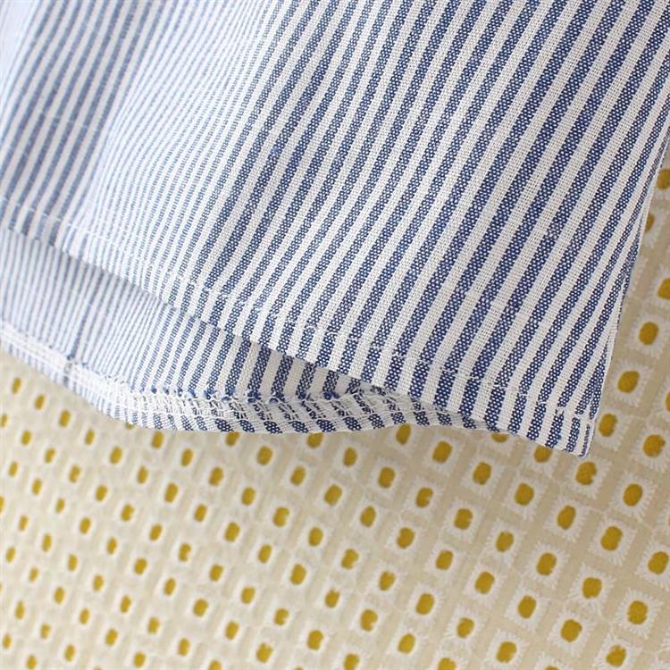 Fashion Blue Stripe Pattern Decorated Shirt,Tank Tops & Camis