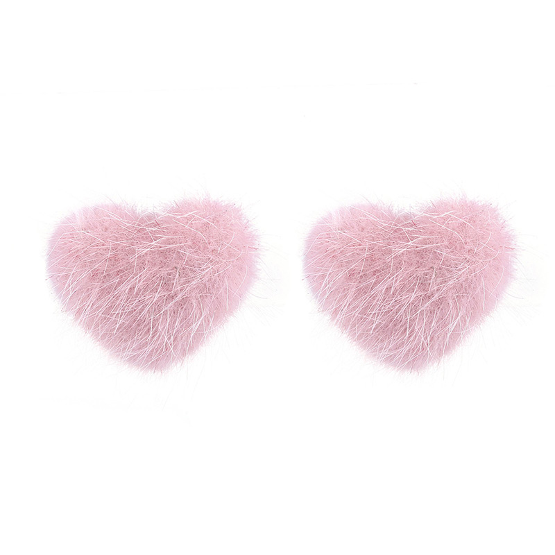 Fashion Gray Heart Shape Decorated Pure Color Earrings,Drop Earrings