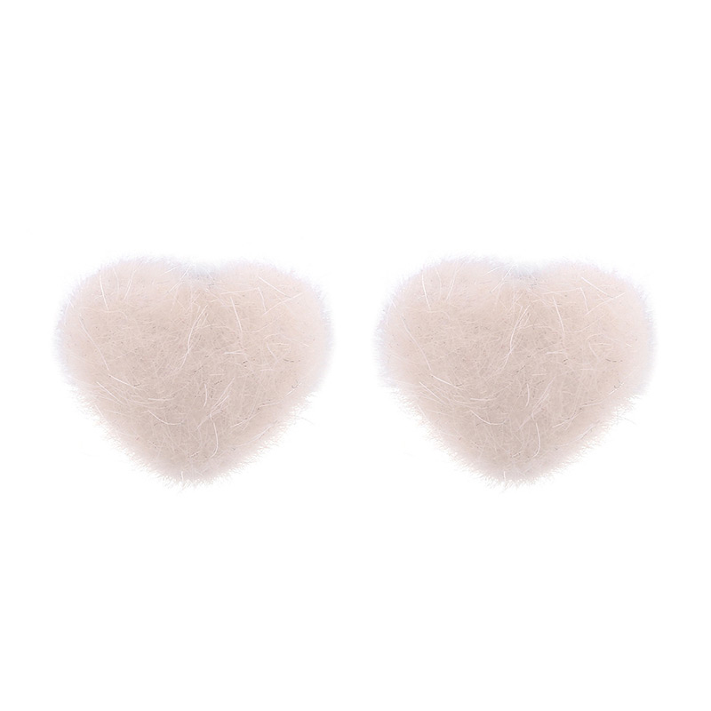 Fashion Olive Heart Shape Decorated Pure Color Earrings,Drop Earrings
