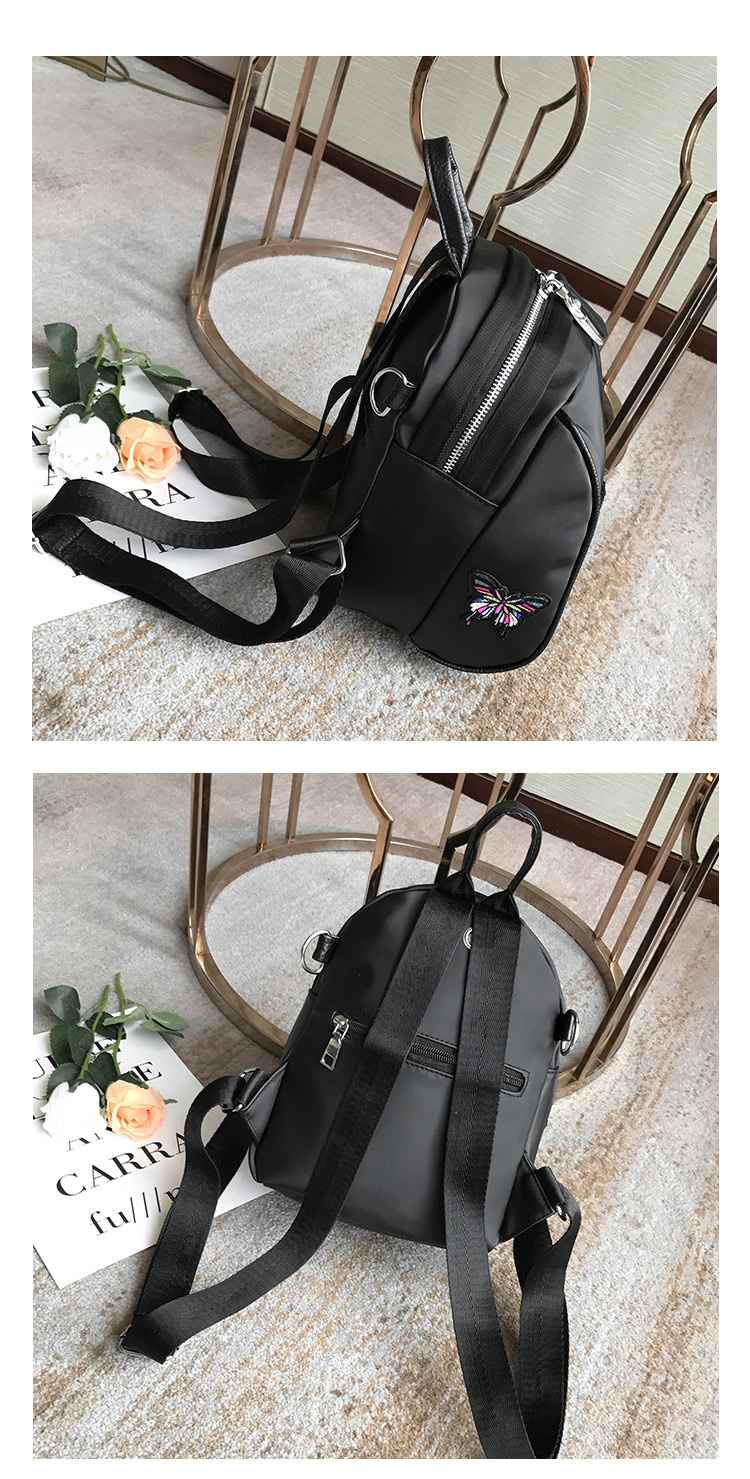 Fashion Black Butterlfy Pattern Decorated Mini Backpack,Backpack