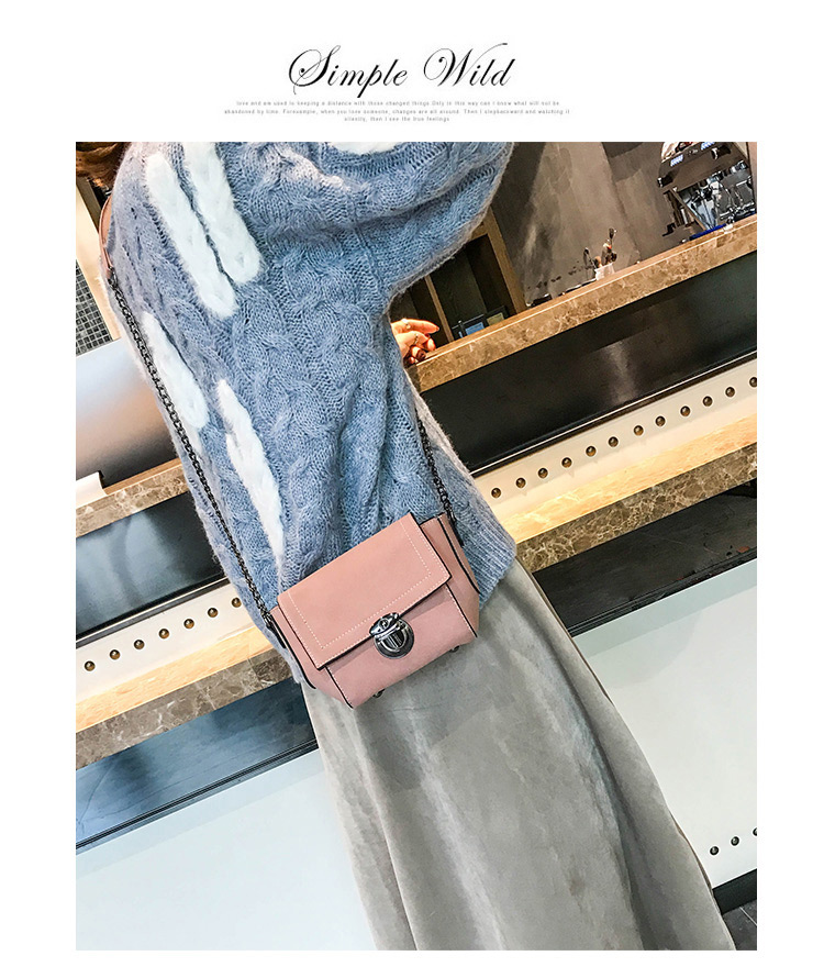 Fashion Gray Square Shape Design Pure Color Shoulder Bag,Shoulder bags