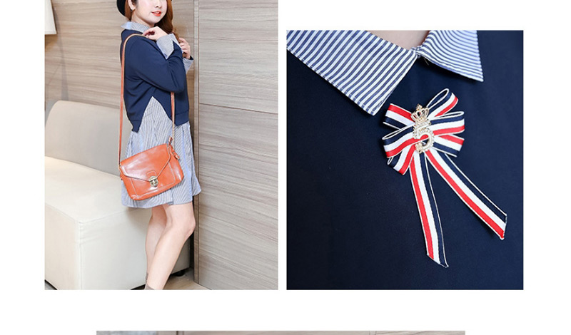 Fashion Blue Stripe Pattern Decorated Simple Dress,Mini & Short Dresses