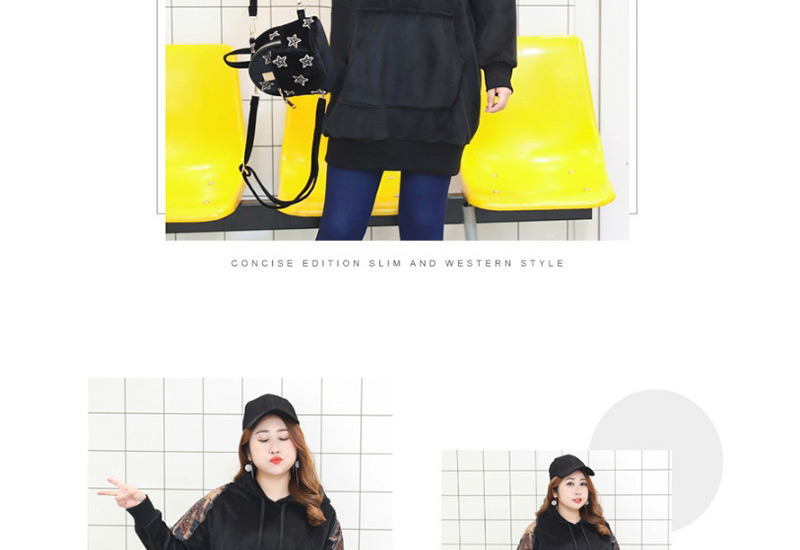 Fashion Black Long Sleeves Design Simple Hoodie,Tank Tops & Camis