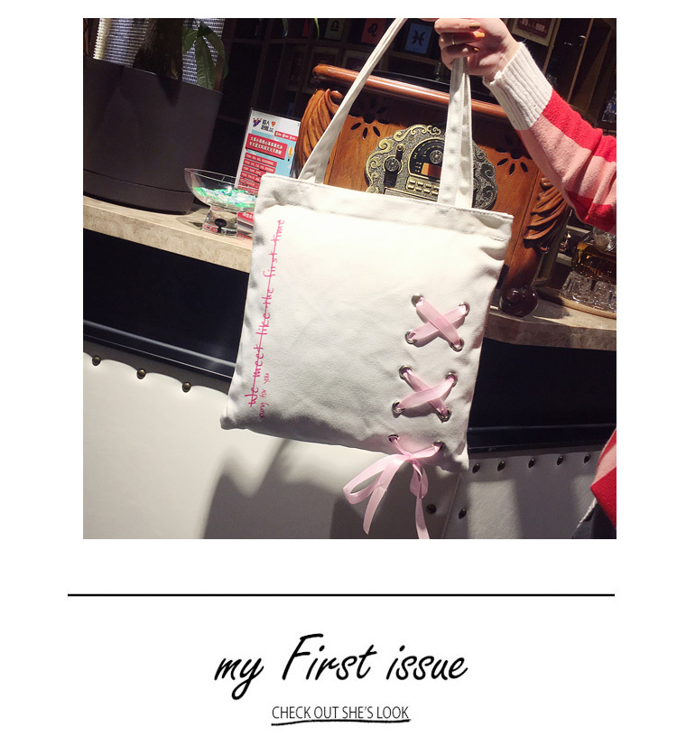 Fashion Pink Bowknot Decorated Pure Color Shoulder Bag,Messenger bags