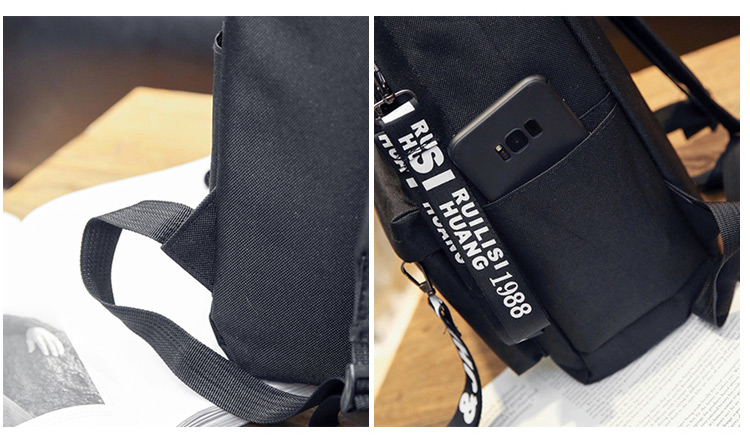 Fashion Dark Khaki Moon&stars Pattern Decorated Backpack,Backpack