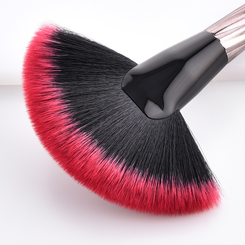 Fashion Red Color-matching Decorated Brushes (10pcs),Beauty tools