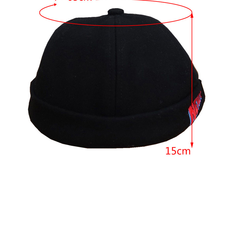 Fashion Black Embroidery Decorated Hat,Beanies&Others