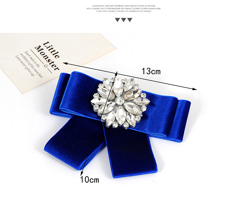 Fashion Red Flower Shape Decorated Bowknot Brooch,Korean Brooches